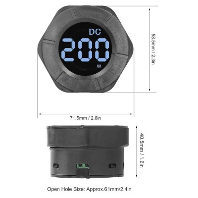 PZEM-019W DC 100A 30KW Dijital Wattmetre + 100A Şönt - 3