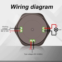 PZEM-019W DC 10A 3000W Dijital Wattmetre - 2