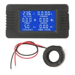 PZEM-022 100A AC Digital Power Monitor + Coil CT - 1