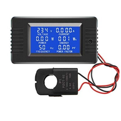 PZEM-022 100A AC Dijital Güç Monitörü + Ayrılabilir CT - 1
