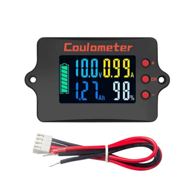PZEM-037 8-120V 10A Voltmeter Ammeter - Battery Capacity Manager - 1