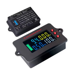 PZEM-037 8-120V 10A Voltmeter Ammeter - Battery Capacity Manager - 2