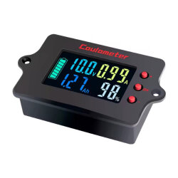 PZEM-037 8-120V 300A Voltmeter Ammeter - Battery Capacity Manager + 300A Shunt + 2m USB Cable - 3