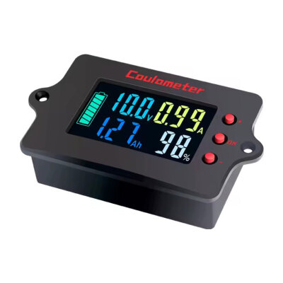 PZEM-037 8-120V 300A Voltmeter Ammeter - Battery Capacity Manager + 300A Shunt + 2m USB Cable - 3