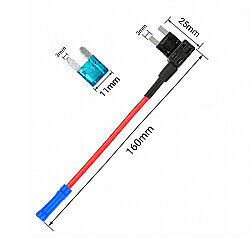 QSB-1 Mini Blade Fuse Tap - 15A Fuse Included - 3