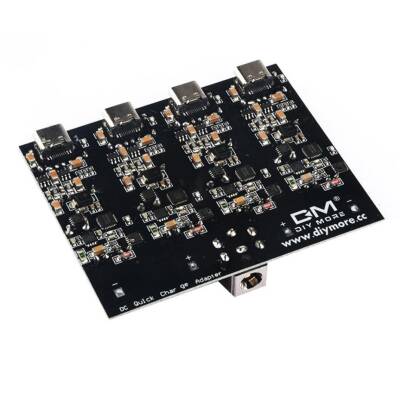 Qualcomm QC4 + QC4 Q3.0 Type C 6-32V Hızlı Şarj Devresi - 4 Kanal - 2