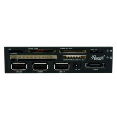 RCR-AK-IM5002 Multifunctional 8-in-1 USB 2.0 Internal Card Reader - 3