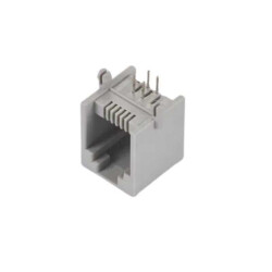 RJ11 6P4C Female Telephone Cable Connector - PCB Type