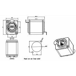 RJ45-24 Compact Female-to-Female Coupler - 2
