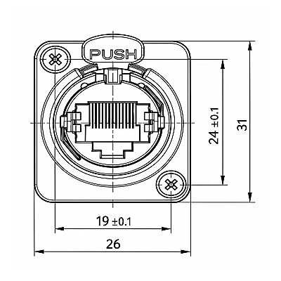 RJ45-24 Female-to-Female Coupler - 2