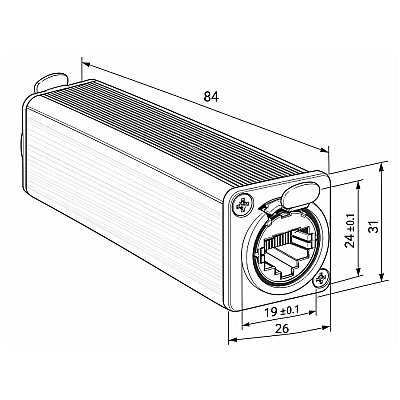 RJ45-24 Female-to-Female Coupler - 3