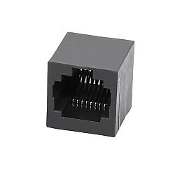 RJ45-5222 8P8C 180° Female Plastic Ethernet Connector - PCB Type - 1