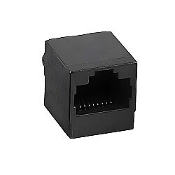RJ45-5224 8P8C 180° Female Plastic Ethernet Connector - PCB Type
