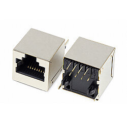 RJ45-5224 8P8C 180C Dişi Ethernet Konnektörü - PCB Tipi - 2