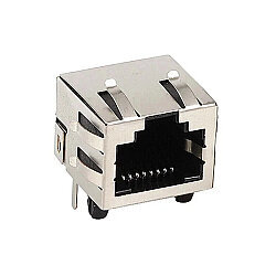RJ45 8P8C 90° Female Ethernet Connector - PCB Type