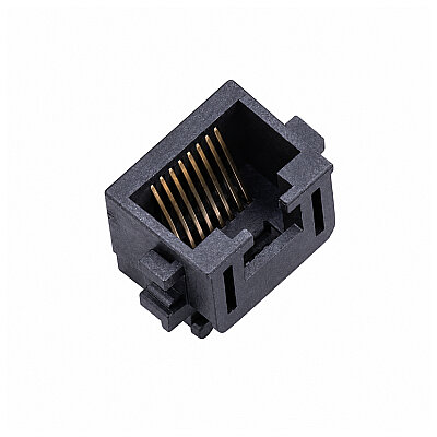 RJ45 8P8C SMT Female Plastic Ethernet Connector - 1
