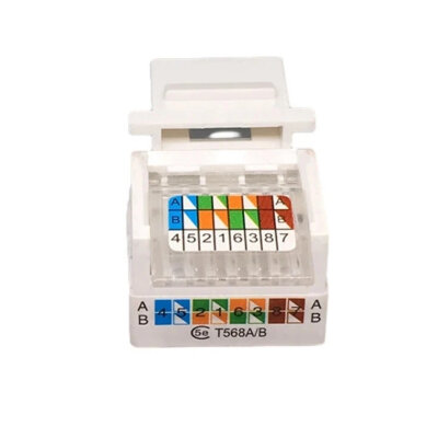 RJ45 CAT5e Keystone Ethernet Socket - 3