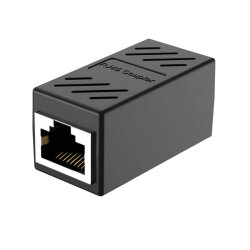 RJ45 Dişi-Dişi Ara Bağlantı Soketi - Siyah