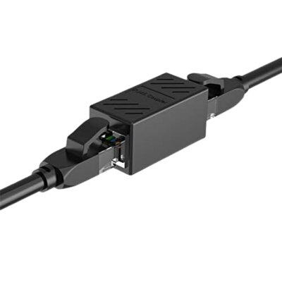 RJ45 Dişi-Dişi Ara Bağlantı Soketi - Siyah - 4