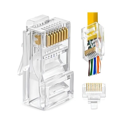 RJ45 EZ Cat6 New Generation Perforated Male Socket - 2