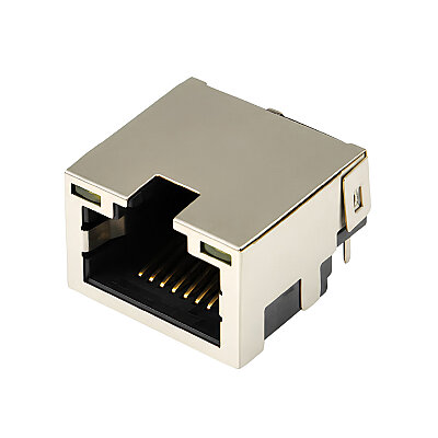 RJ45 SP32 8P8C 90° Female Ethernet Connector - PCB Type - 1