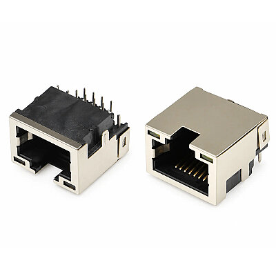 RJ45 SP32 8P8C 90° Female Ethernet Connector - PCB Type - 2