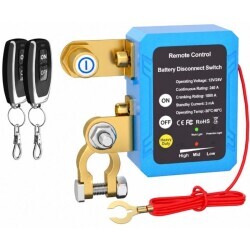 RL-240A-RCM2 12V/24V 240A Remote-Controlled Battery Disconnect Switch Kit
