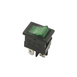 RL3-4 ON-OFF Green Illuminated Switch 4-Pin KCD1