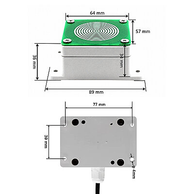 RS-YUX-N01R01-H Rain and Snow Sensor - RS485 - 3