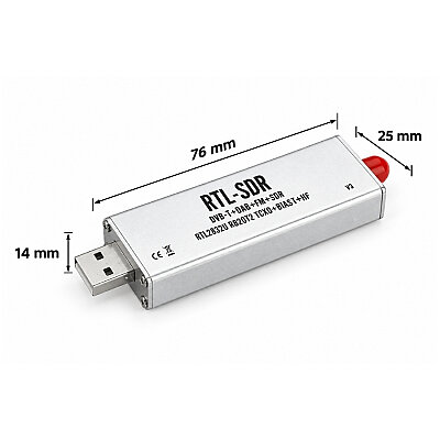 RTL-SDR V3 RTL2832U R820T2 Yazılım Tanımlı Radyo Alıcısı - 3