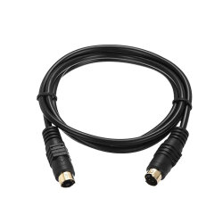 S-Video SVHS 4-Pin Mini DIN Male-to-Male Cable