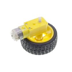 Sarı Motor - Tekerlek Seti 6V 250RPM - 1