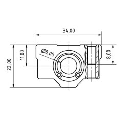 SC8UU 8mm Lineer Rulman - 3