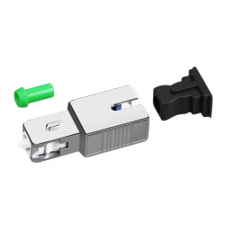SC/APC (Male) - SC/UPC (Female) Fiber Optic Converter - 2