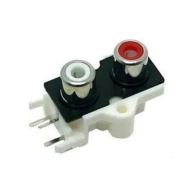 SCP662B 3.5mm Stereo RCA Jack Dişi - PCB Tip - 1