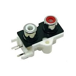 SCP662B 3.5mm Stereo RCA Jack Female - PCB Type