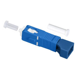 SC/UPC (Male) - LC/UPC (Female) Fiber Optic Converter - 3