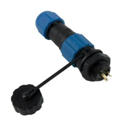 SD13 3 Pin 13mm Waterproof Connector Kit - Panel Type