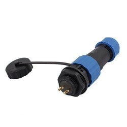 SD16 2 Pin 16mm Waterproof Connector Kit - Panel Type