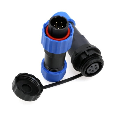SD16 5 Pin 16mm Su Geçirmez Konnektör Takımı - 2