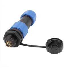 SD16 6 Pin 16mm Waterproof Connector Kit - Panel Type