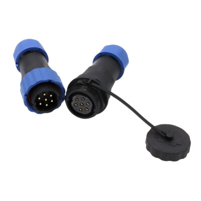 SD16 7 Pin 16mm Su Geçirmez Konnektör Takımı - 1