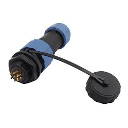 SD16 7 Pin 16mm Waterproof Connector Kit - Panel Type