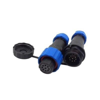 SD16 9 Pin 16mm Su Geçirmez Konnektör Takımı - 1