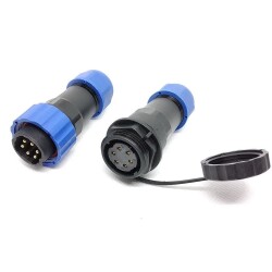 SD20 6 Pin 20mm Su Geçirmez Konnektör Takımı