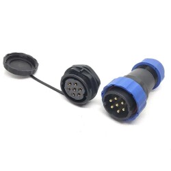 SD28 7 Pin 28mm Waterproof Connector Kit - Panel Type