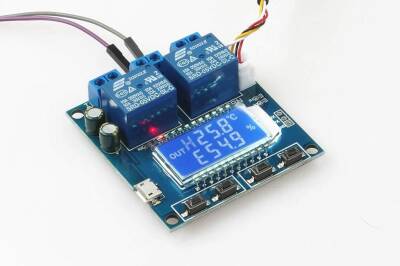 SHT20 Isı ve Nem Kontrollü 2 Kanal Bağımsız Röle Modülü XH-M452 - 3