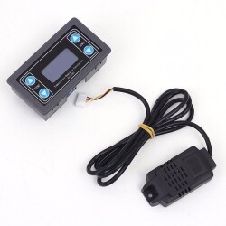SHT20 Sıcaklık ve Nem Ölçer Ekranlı Röle Modülü - Kuluçka Termostat - XY-WTH1 - 2