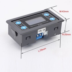 SHT20 Sıcaklık ve Nem Ölçer Ekranlı Röle Modülü - Kuluçka Termostat - XY-WTH1 - 5