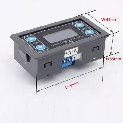 SHT20 Sıcaklık ve Nem Ölçer Ekranlı Röle Modülü - Kuluçka Termostat - XY-WTH1 - 5